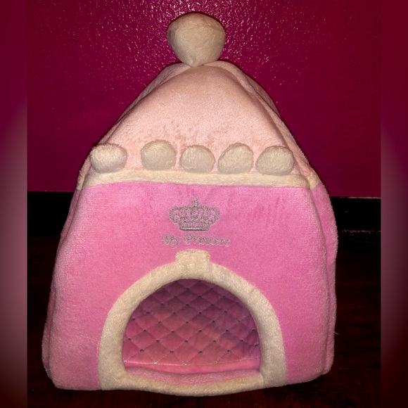Princessin My Princess Luxurious Glamorous PinkVelvet Chic Pet Bed Cat Chihuahua - Picture 4 of 7